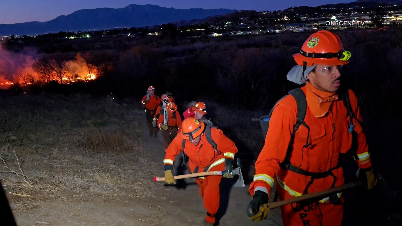 Jurupa Valley Brush Fire Endangered Homes
