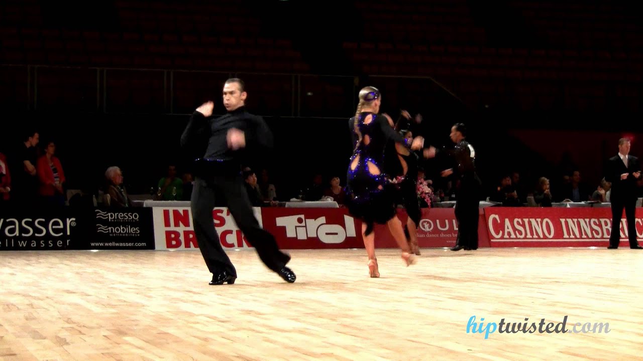Marek Fiksa - Kinga Jurecka-Fiksa, Austrian Open 2012, WDC AL European Cup latin, semifinal - jive
