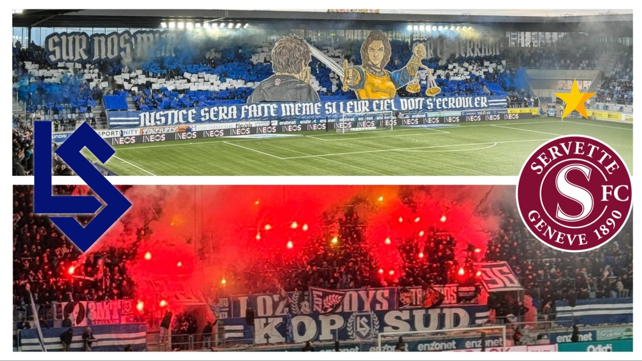 Lausanne - Servette 3:3 | Amazing Choreography & Pyro Show | February 2026