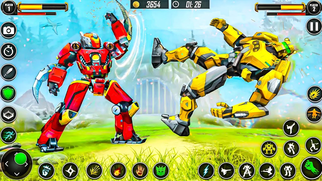Mage Bee Robot Transformation Jet Car Robot Bee Game New Fighting Update - Android Gameplay