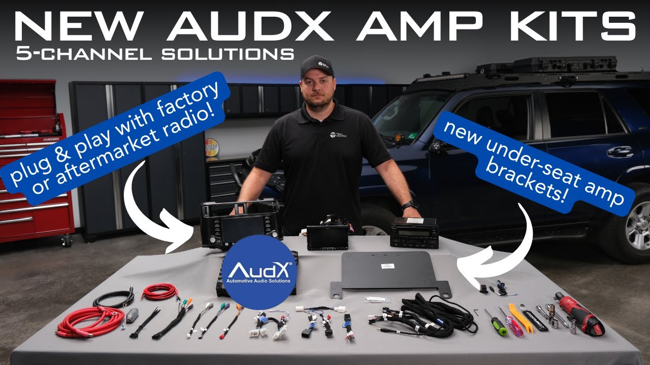 Toyota 4Runner AudX Plug & Play 5-Channel Amp Kit | 2010 - 2024 Toyota 4Runner