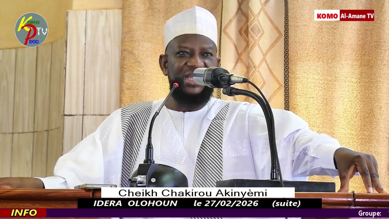 Cheikh Chakirou Akinyemi.  (IDERA OLOHOUN APA keji)