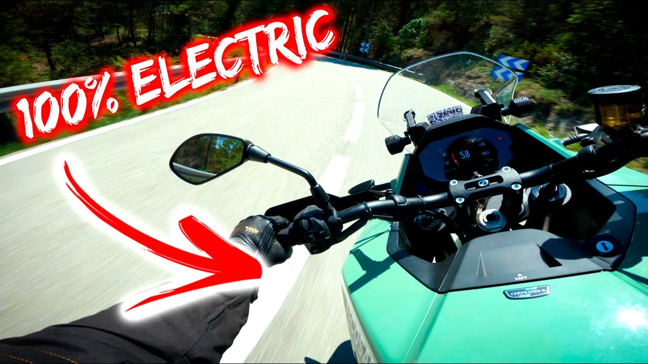 🔊 el SONIDO de una MOTO ELÉCTRICA! 😮 Zero DSR/X! / 4k 60FPS / DRPOV