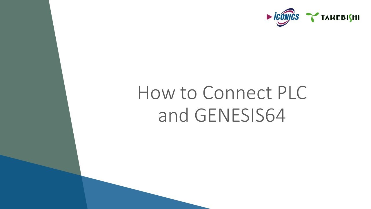 How to Connect PLC and GENESIS64