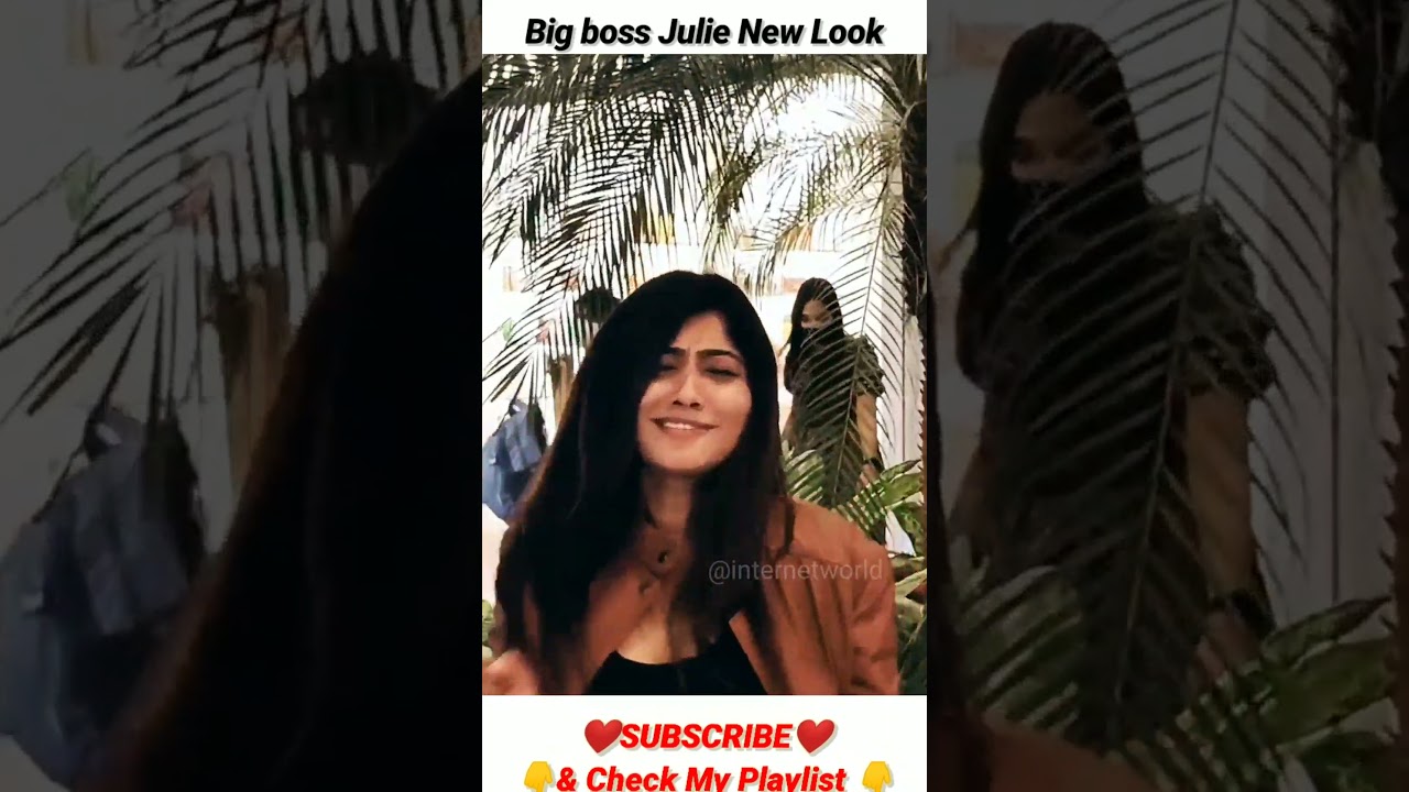 Big Boss Julie New Look #shorts #julie  #bigbossjulie #julieactress