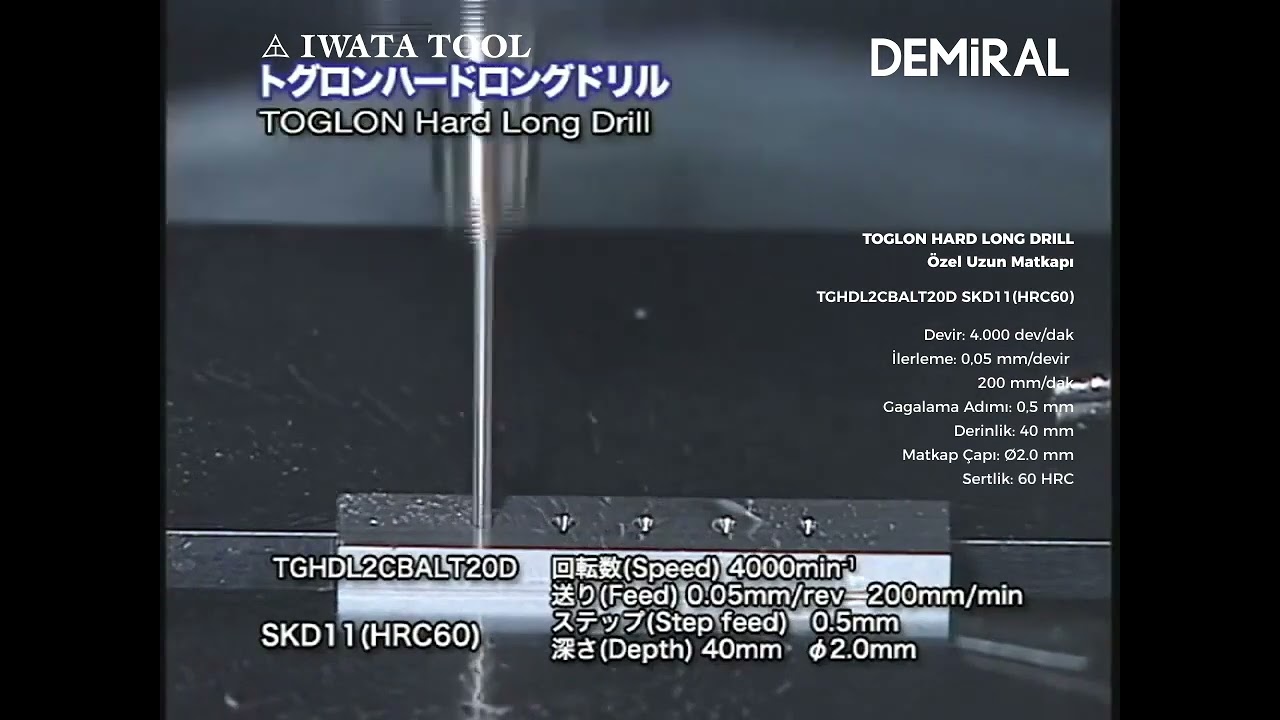 IWATA TOOL - TOGLON HARD LONG DRILL