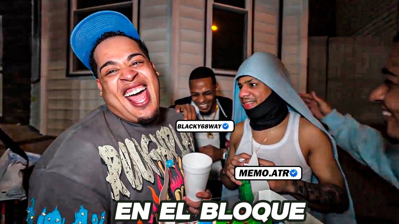 AJsoWaveyyy y ReyDeLaCity Le Frenan a Blacky Drippy en Su Bloque