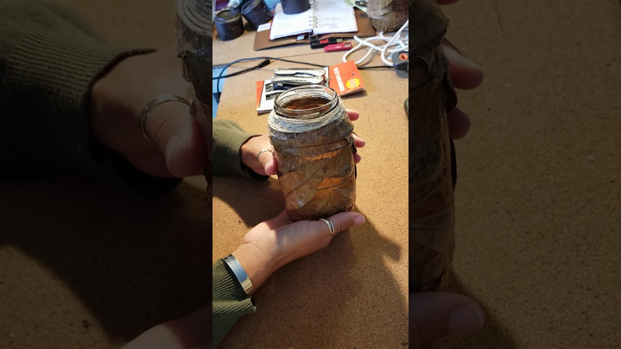 DIY Oil Lamps Out of Spaghetti Sauce Jars