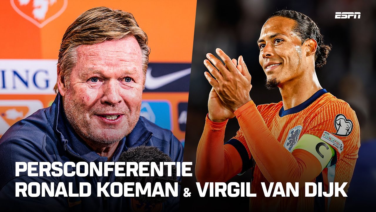 Ronald Koeman en Virgil van Dijk in aanloop naar duel met Malta! 🔶 | Persconferentie Oranje 🎙️