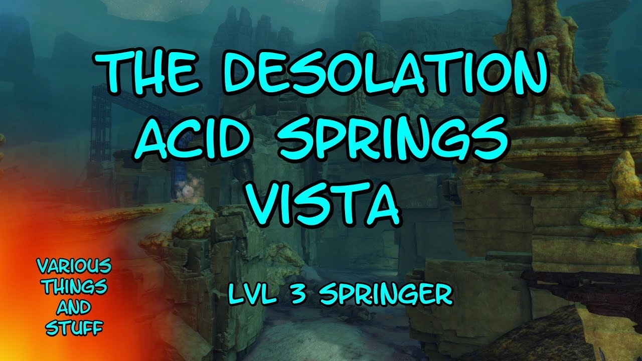 Guild Wars 2 The Desolation Acid Springs Vista