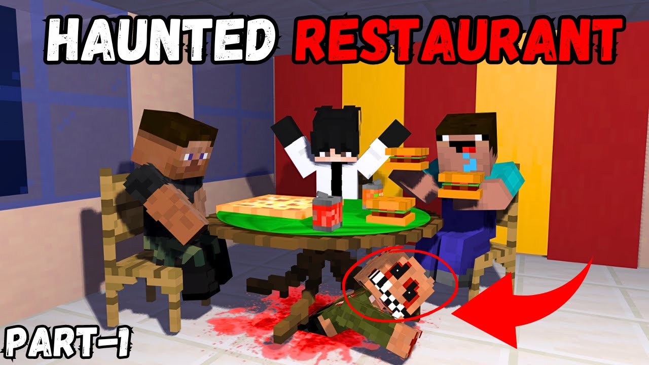 MINECRAFT HAUNTED RESTAURANT ! Horror video in hindi