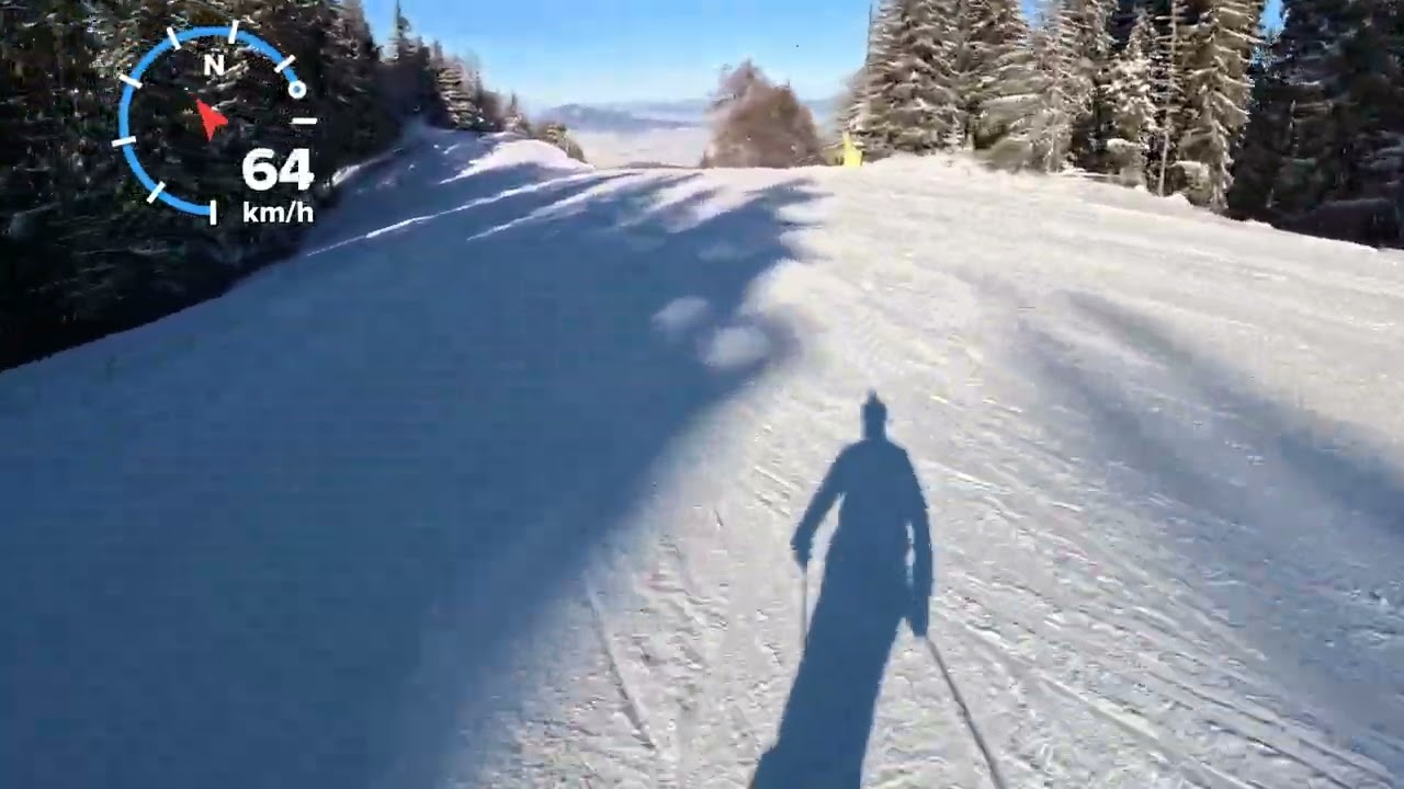 Poiana Brasov  22 ianuarie Lupului-Drumul Rosu-Drumul Albastru