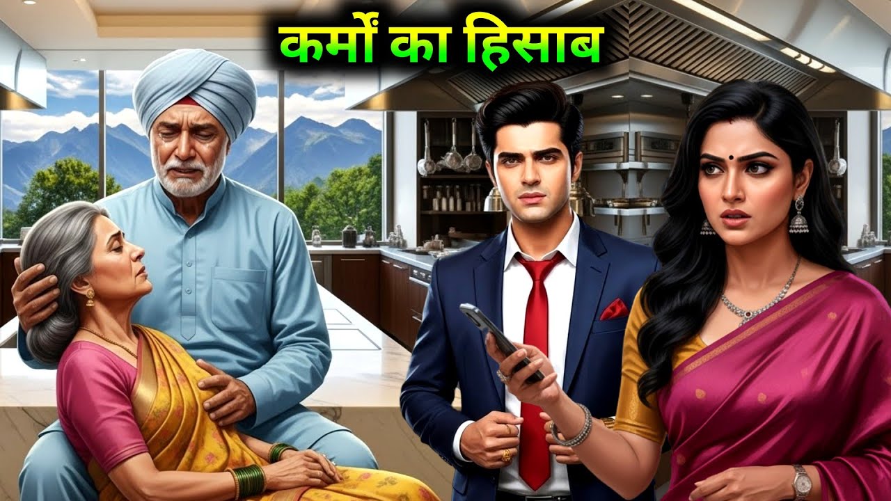 कर्मो का हिसाब। बेटा नहीं, संस्कार सहारा बनते हैं। Emotional story_hindi kahani #emotional #story