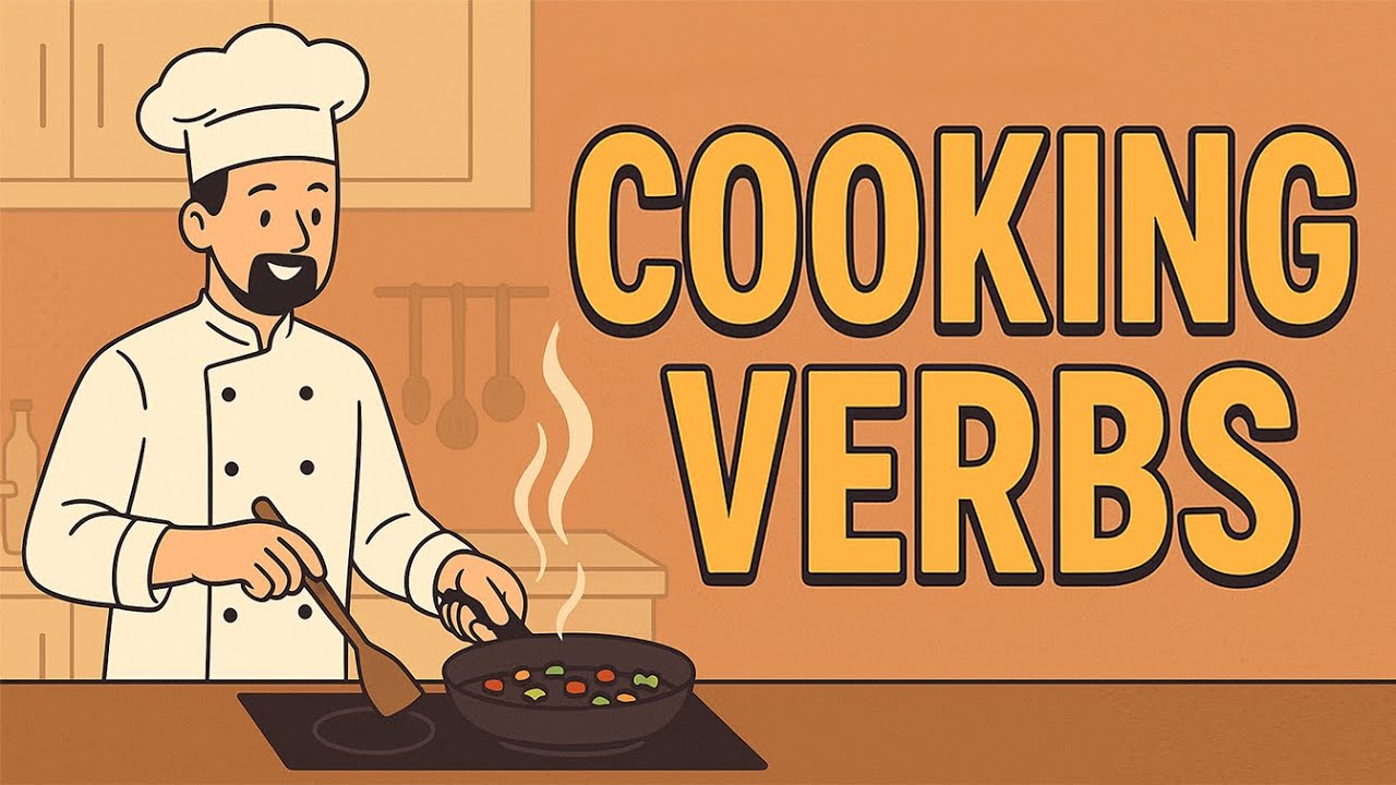 COOKING VERBS  - Các động từ dùng trong nấu ăn | Cooking vocabulary in english | TBA English