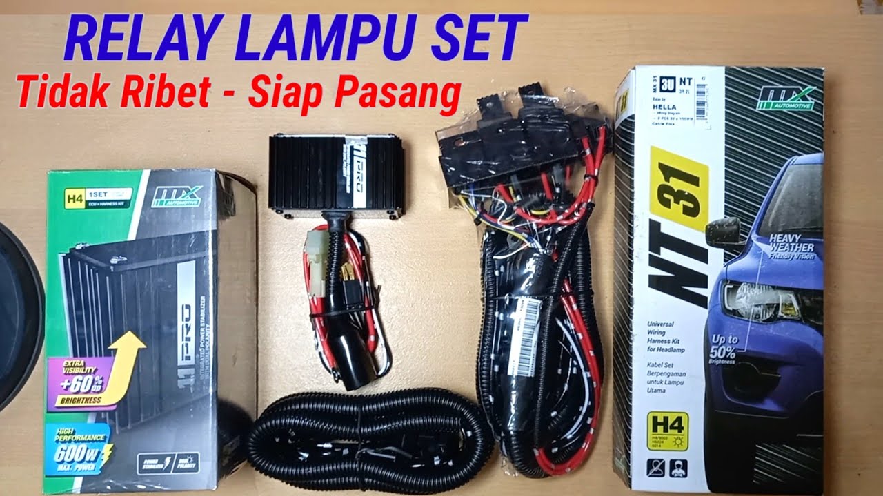 Jenis Jenis Relay Lampu Set Terbaik | Super Terang