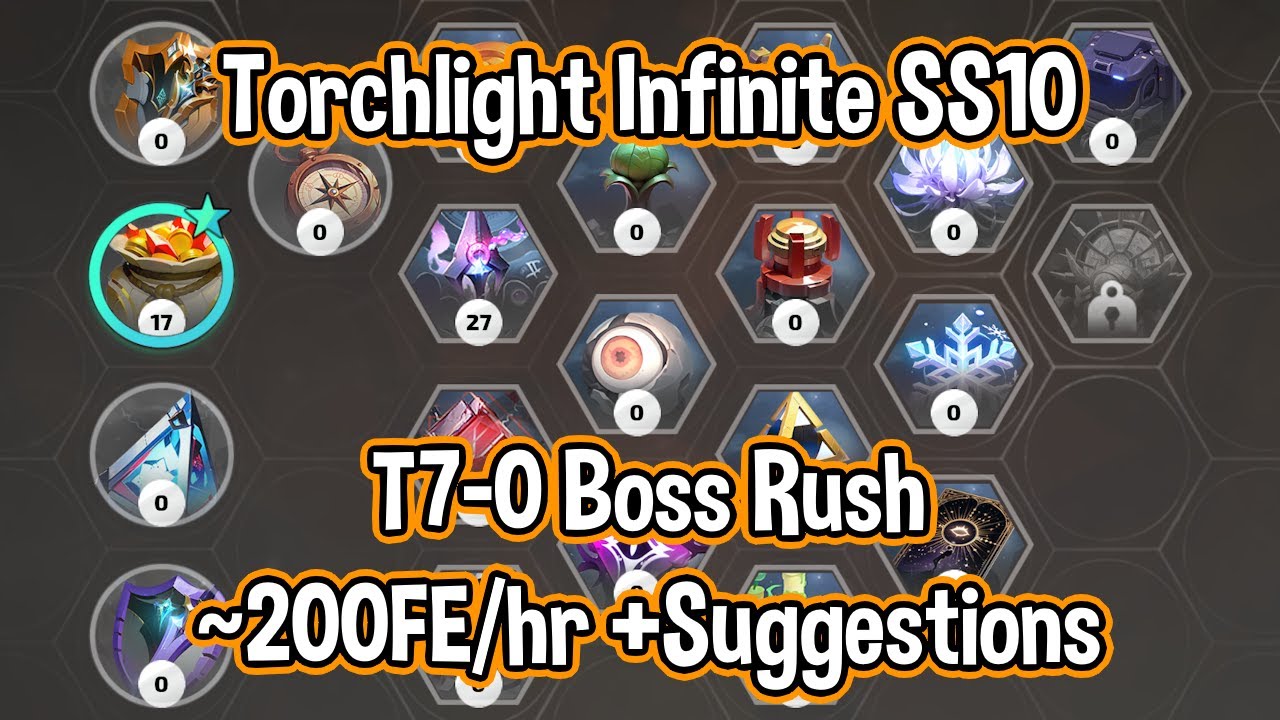 Torchlight Infinite SS10 // T7-0 Boss Rush, 200FE/час // TLI Overrealm