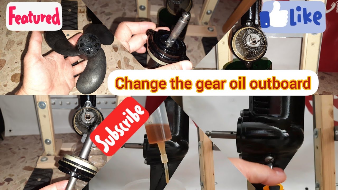 Sostituzione olio ingranaggi su Fuoribordo Mercury/Tohatsu/Suzuki Change gear oil outboard