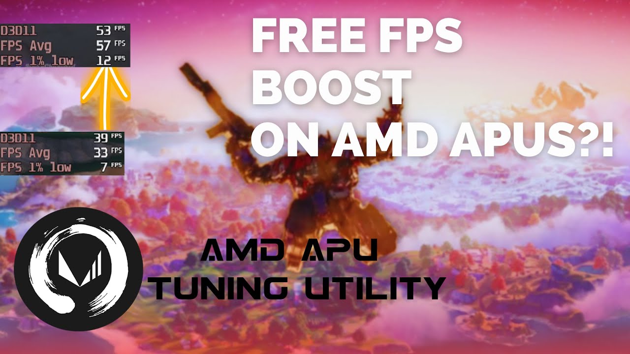 AMD APU TUNING UTILITY - Free FPS BOOST ON RYZEN APUs IN 2023