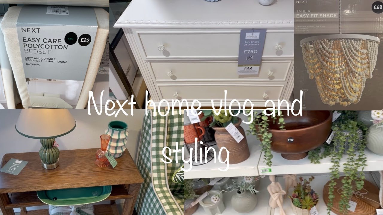 Next home vlog and styling #haul #next #homestyling