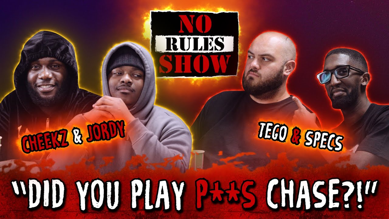 HAVE YOU EVER PLAYED P*SS CHASE??? | ELT CHEEKZ & JORDY ON NO RULES SHOW WITH SPECS GONZALEZ