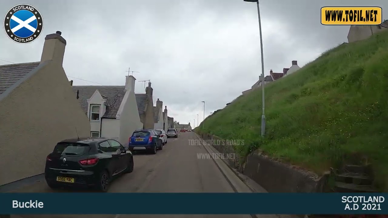 Buckie SCOTLAND 2021 Driving Road Trip WWW.TOFIL.NET