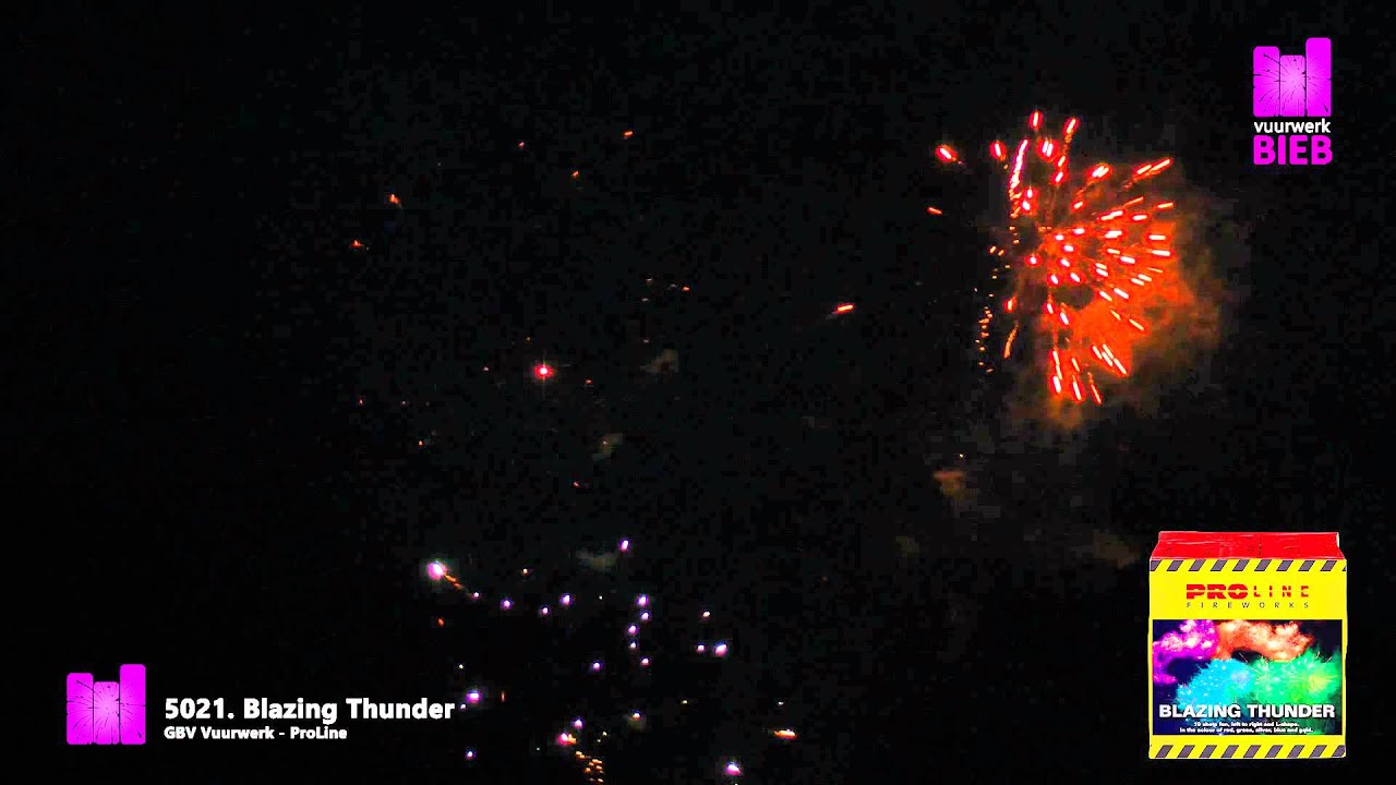 Blazing Thunder - GBV Vuurwerk - ProLine (www.vuurwerkbieb.nl)