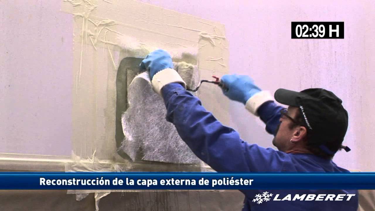 Reparación de paneles de materiales compuestos
