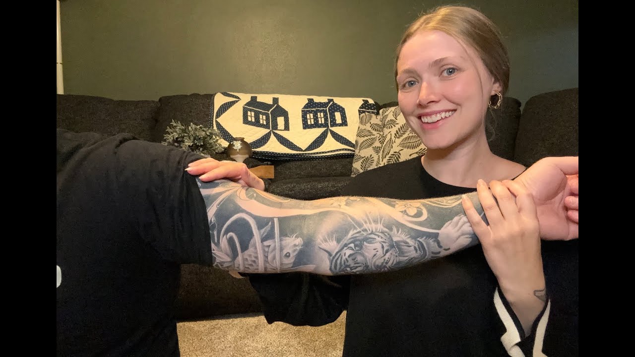 ASMR Super Relaxing Tattoo Tracing