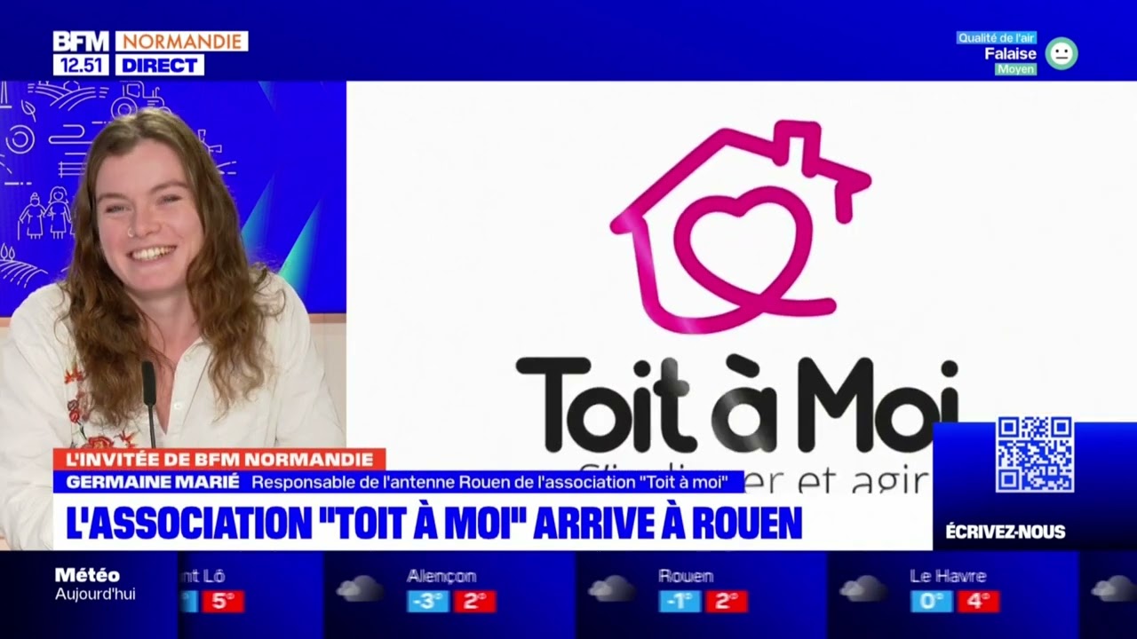 Toit à moi arrive à Rouen | Interview BFM Normandie