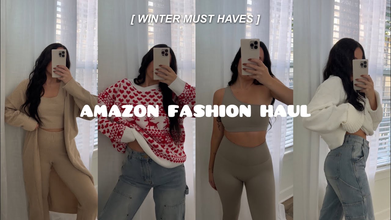 Amazon Fashion Haul Winter 2022 \\ Amazon Try On Haul, Winter Wardrobe Essentials, Amazon Favorites