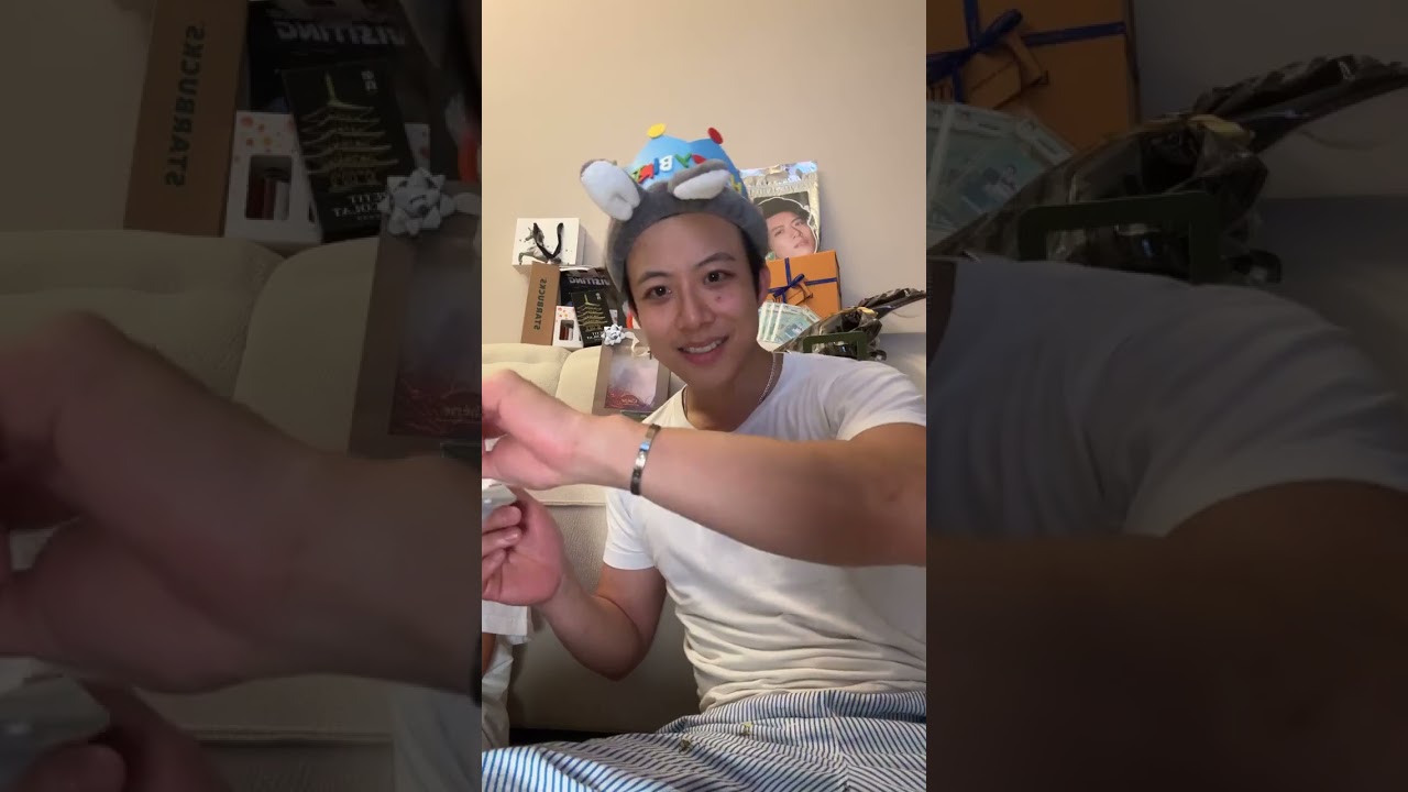 250327 全民造星V Lyman Heung 香胤宅 & Zoe 致謝及開箱提籽生日禮物+讀信ig live 直播重溫 🎂🎉🎁💌💚