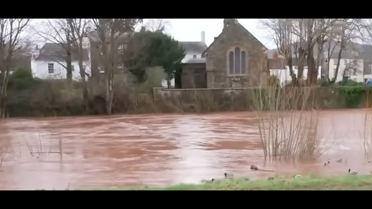 Monmouth - Storm Chandra - ITV news - 27th Jan 2026