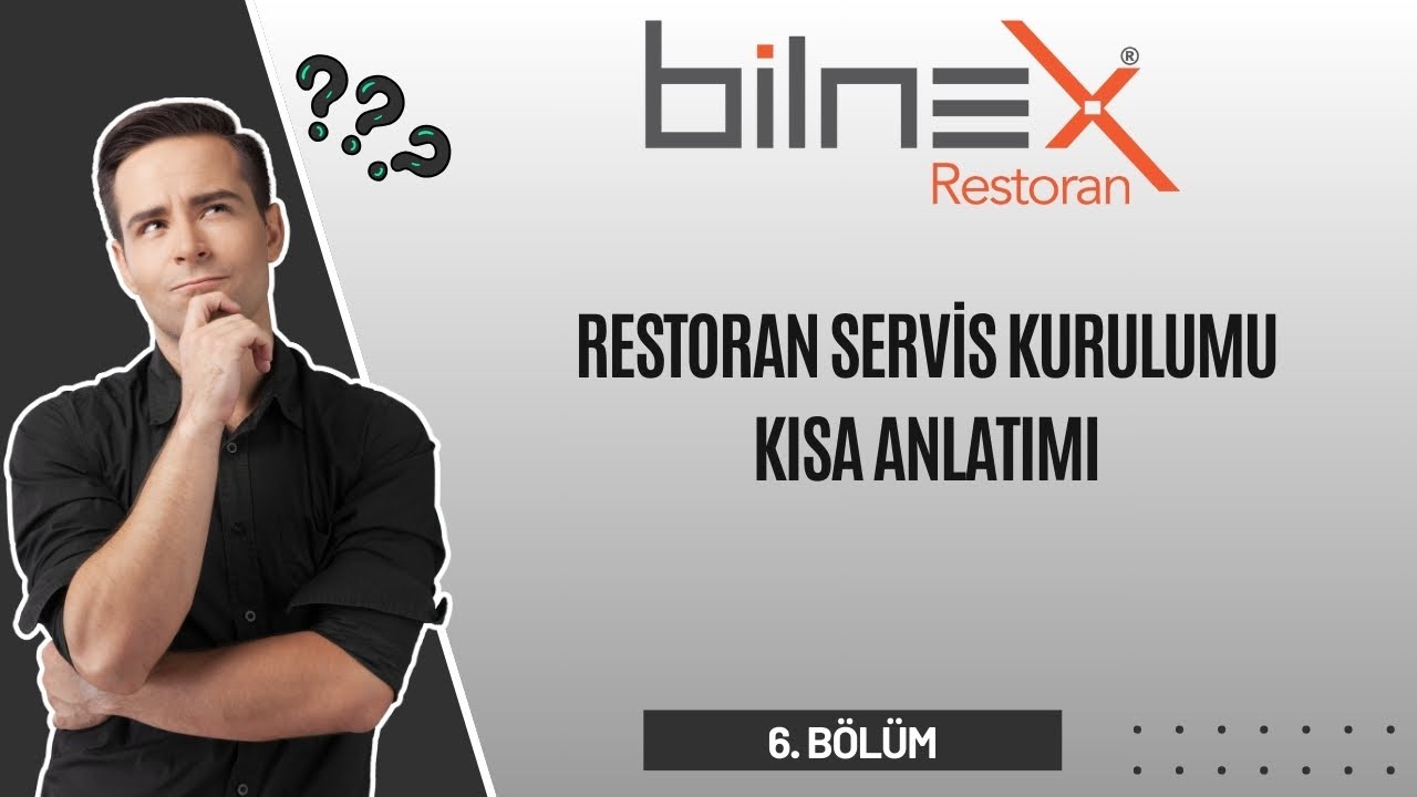 Restoran Servis kurulumu (BÖLÜM6)