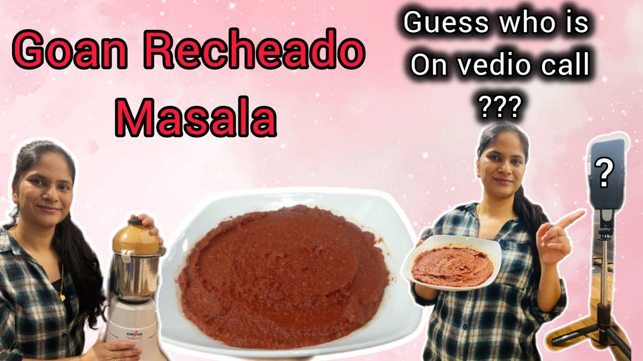 Goan Recheado masala | see who we vedio called #goanvloger #konkanivlog #recheado #goanvlog #spices