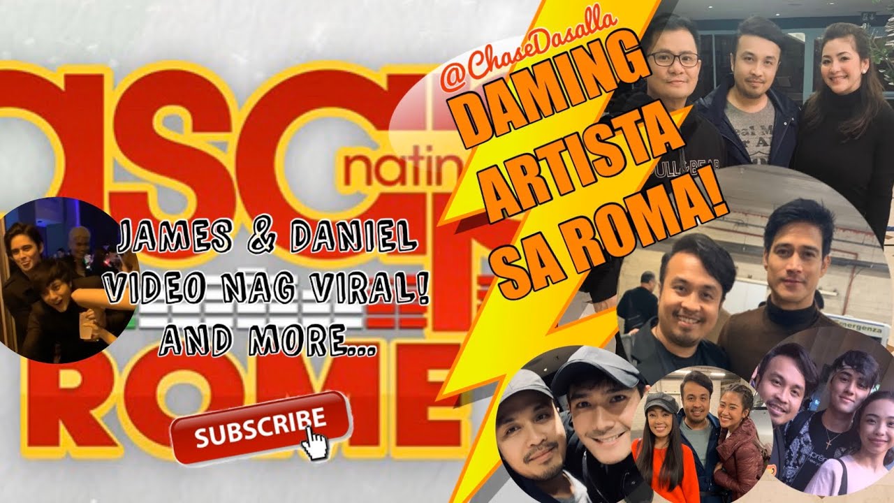 ASAP NATIN TO ROME! Mga PASABOG na bts while working with your favourite Kapamilya Artists