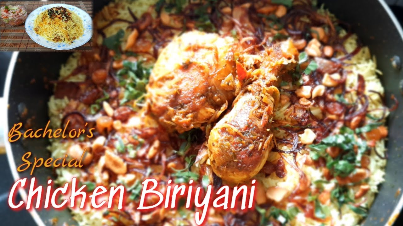 Chicken Biriyani | Bachelors & Beginners Special Chicken Biriyani | One pot preparation | Recipe 43
