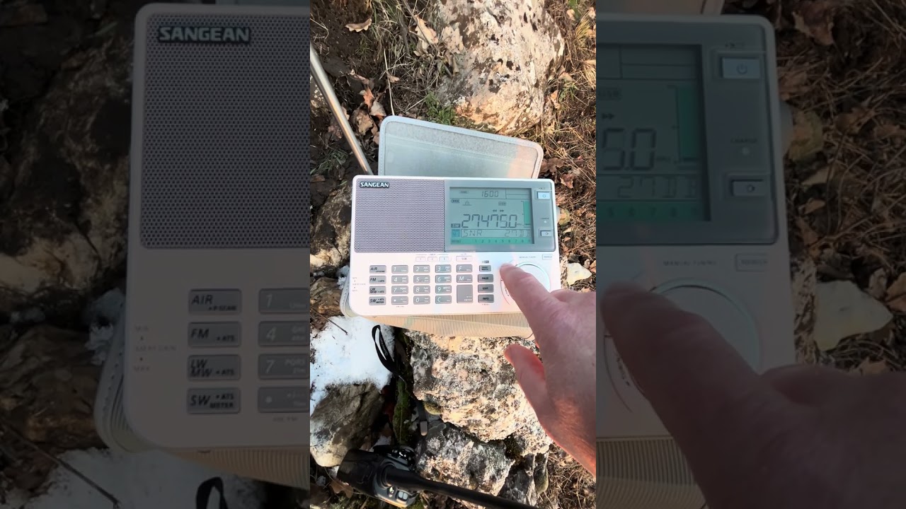 Él az éter – CB forgalmazás vétele a Vértes tetejéről (27 MHz)