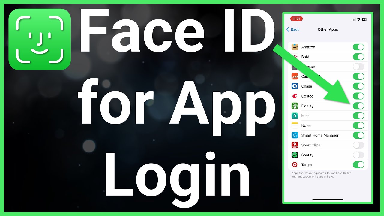 Как использовать Face ID для входа в приложения