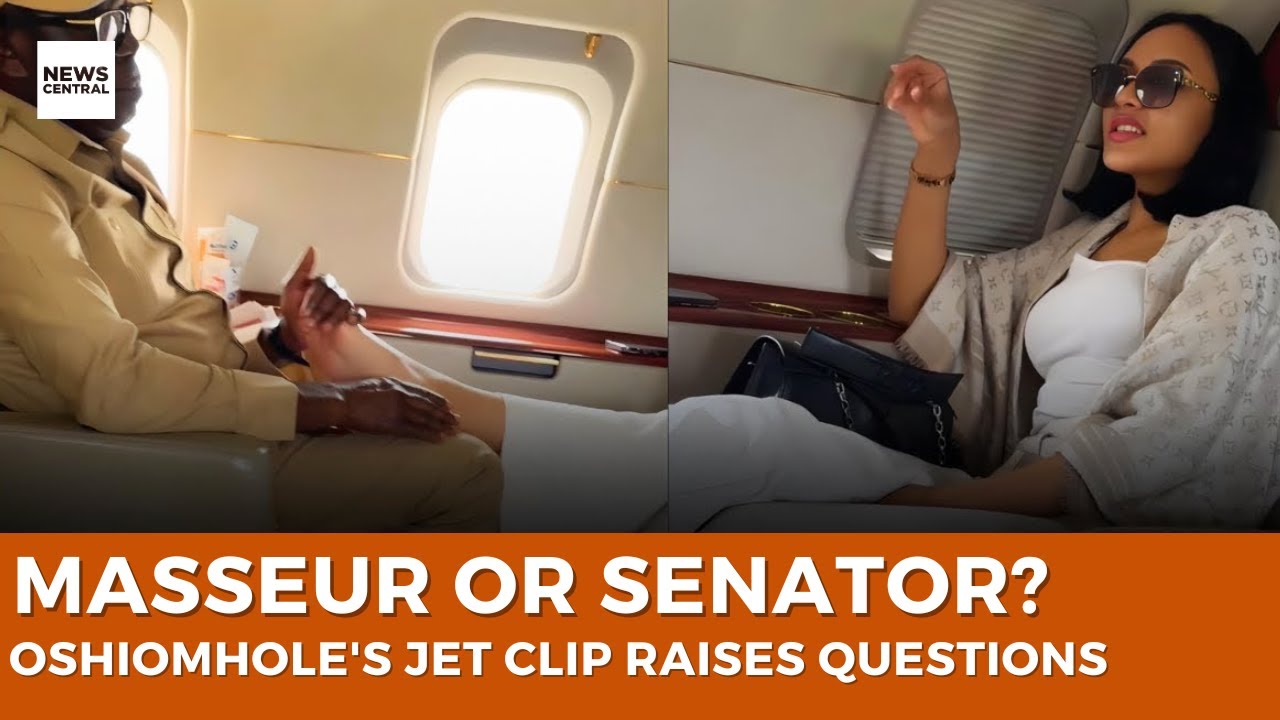 Oshiomhole's Viral Private Jet Foot Massage Video: AI or Reality?