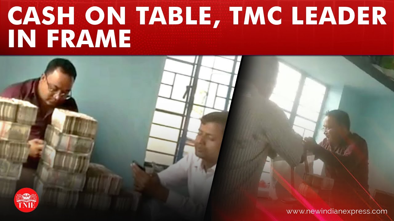 Viral video featuring TMC leader with stack of cash on table sparks political row in West Bengal