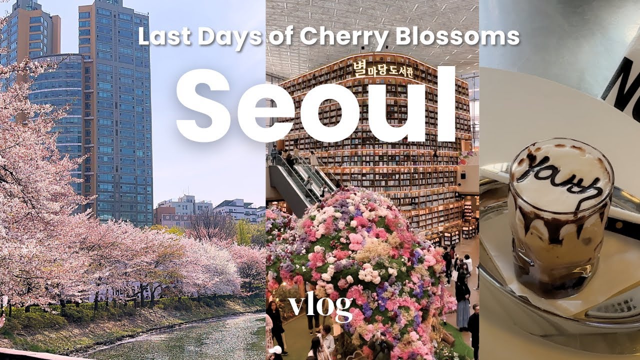 🌸 End of Spring alone & cafe hopping in Seoul 🇰🇷 Seokchon Lake, Itaewon, Hannam dong | No car vlog