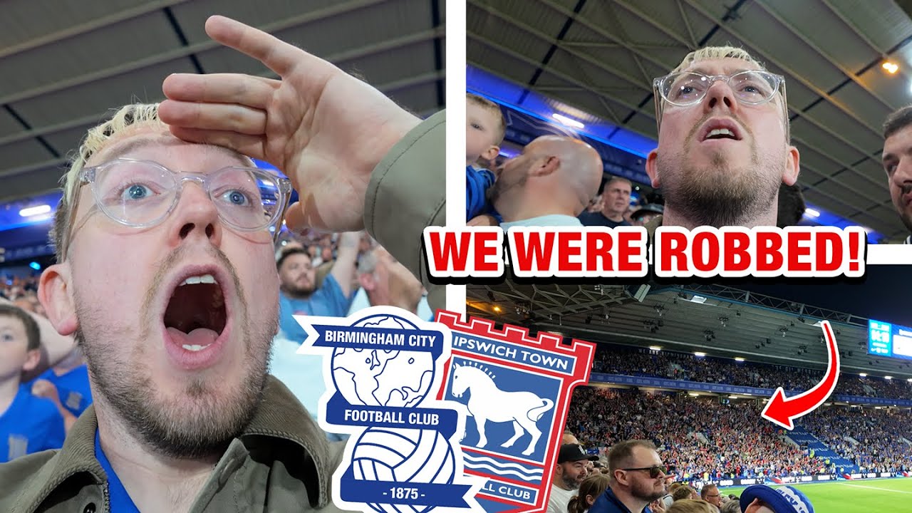 ROBBED IN THE 95TH MINUTE! | Birmingham City 1-1 Ipswich Town Vlog