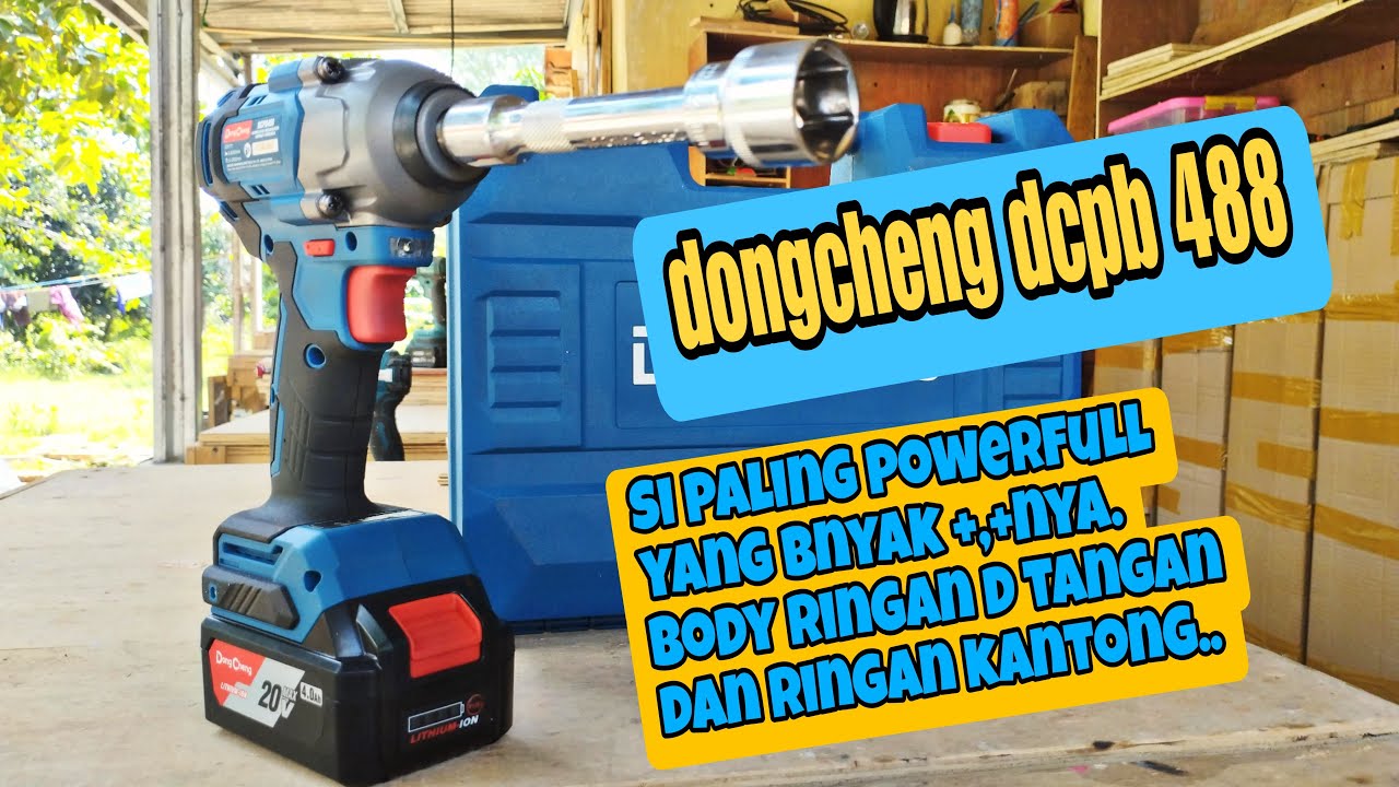 impact wrench dongcheng dcpb 488, power nya GILAAAA...!!!