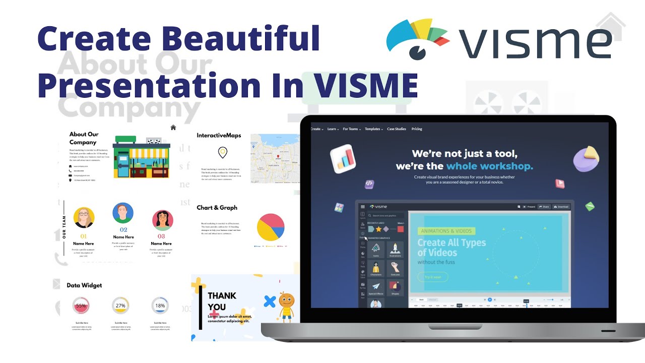 Create Beautiful Slide in VISME | REVIEW | 2021