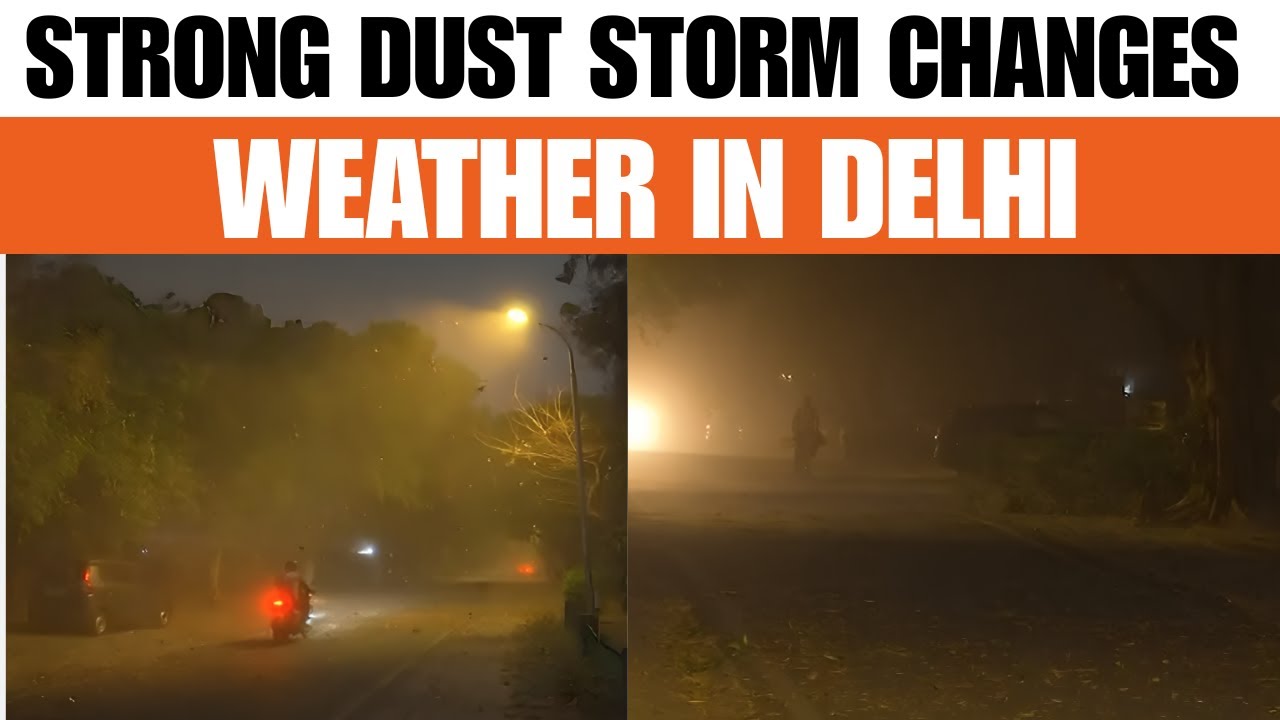 Dust Storm Hits Delhi | Weather Change in Delhi | News9