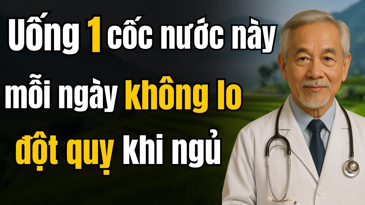 Người Già Uống 1 Cốc Nước Này Mỗi Sáng –  Không Lo Đột Quỵ Khi Ngủ!