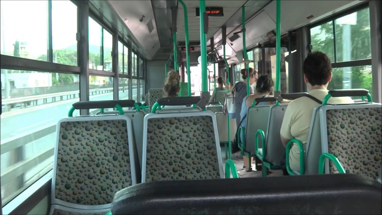 Athens Bus: Riding a Renault/Irisbus Agora CNG (natural gas) (2)