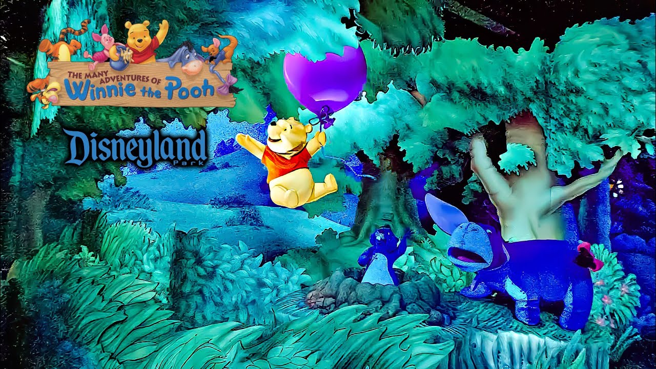 The Many Adventures of Winnie the Pooh On Ride Low Light 4K POV Disneyland 2025 09 23