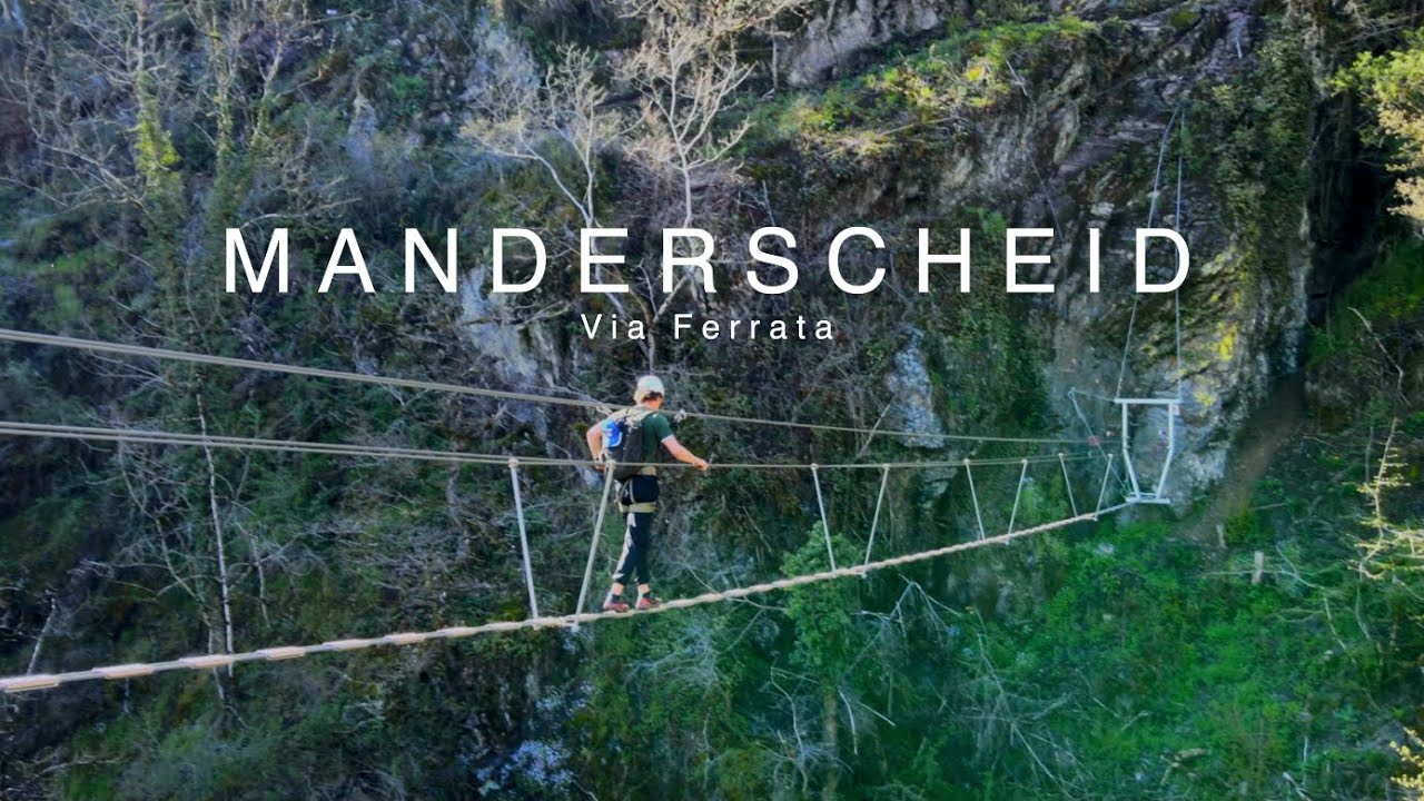 Burgenklettersteig | Via Ferrata in de Eifel | Manderscheid