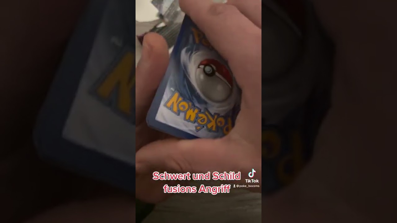 Pok&eacute;mon schwert&schild fusions Angriff booster opening #pokemon #shorts #pokemoncards #pokemongo ###